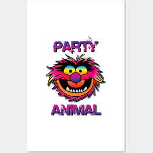 Party Animal Muppet P/Pink Posters and Art